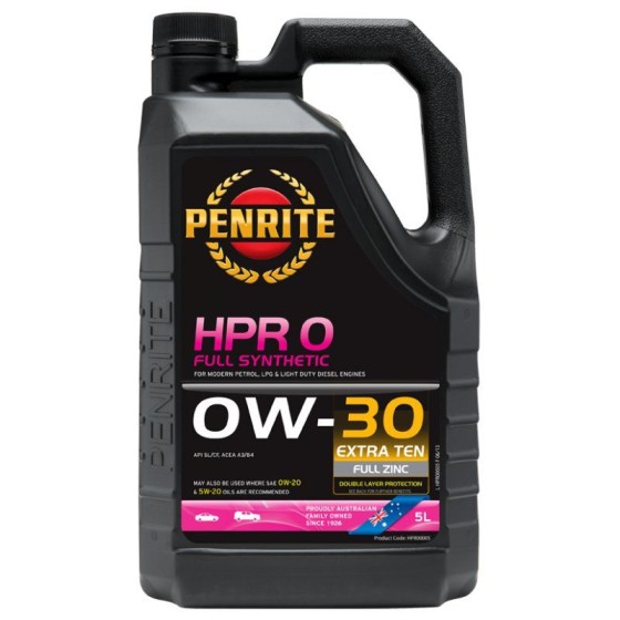 Penrite HPR 0 0W-30 (Full Synthetic)