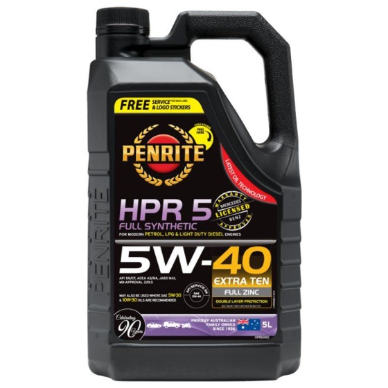 Penrite HPR 5 5W-40 (Full Synthetic)