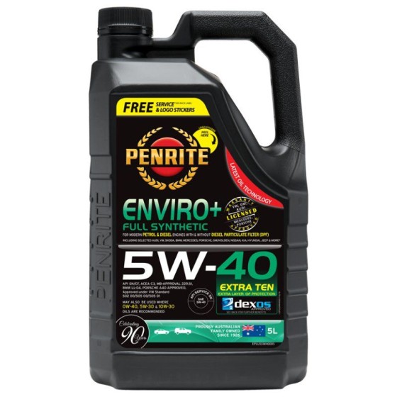 Penrite Enviro + 5W-40 (Full Synthetic)