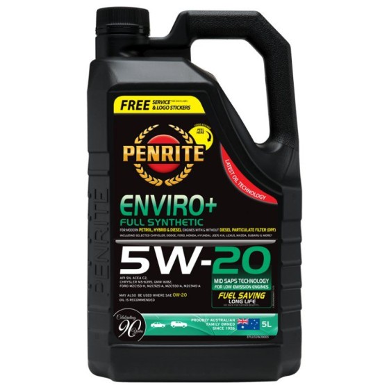 Penrite ENVIRO + 5W-20 (Full Synthetic)
